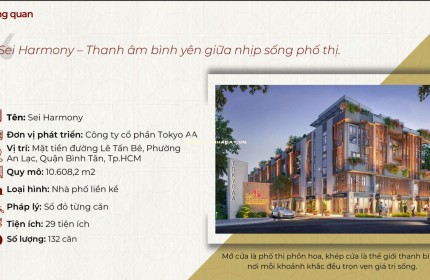 Bán nhà liền kề tại 239 Đường Lê Tấn Bê, Phường An Lạc, Bình Tân,TPHCM